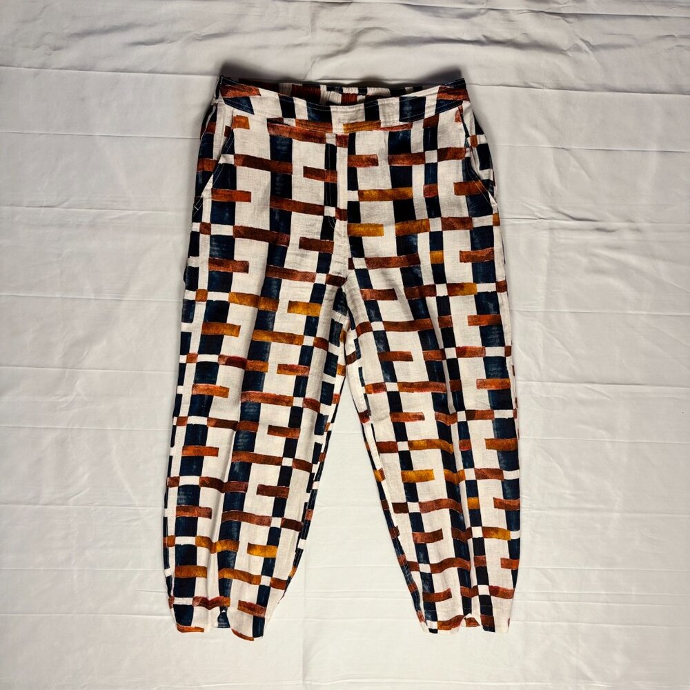 Foil Brown Tribal Pants
